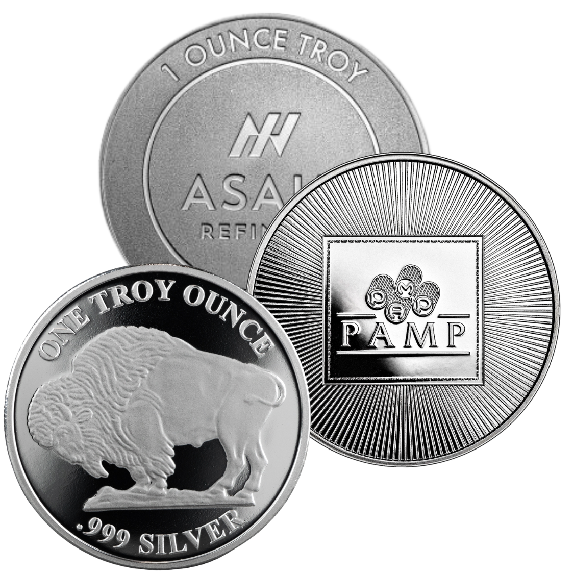 1 Ounce Silver Bullion Round - Brand of our Choice