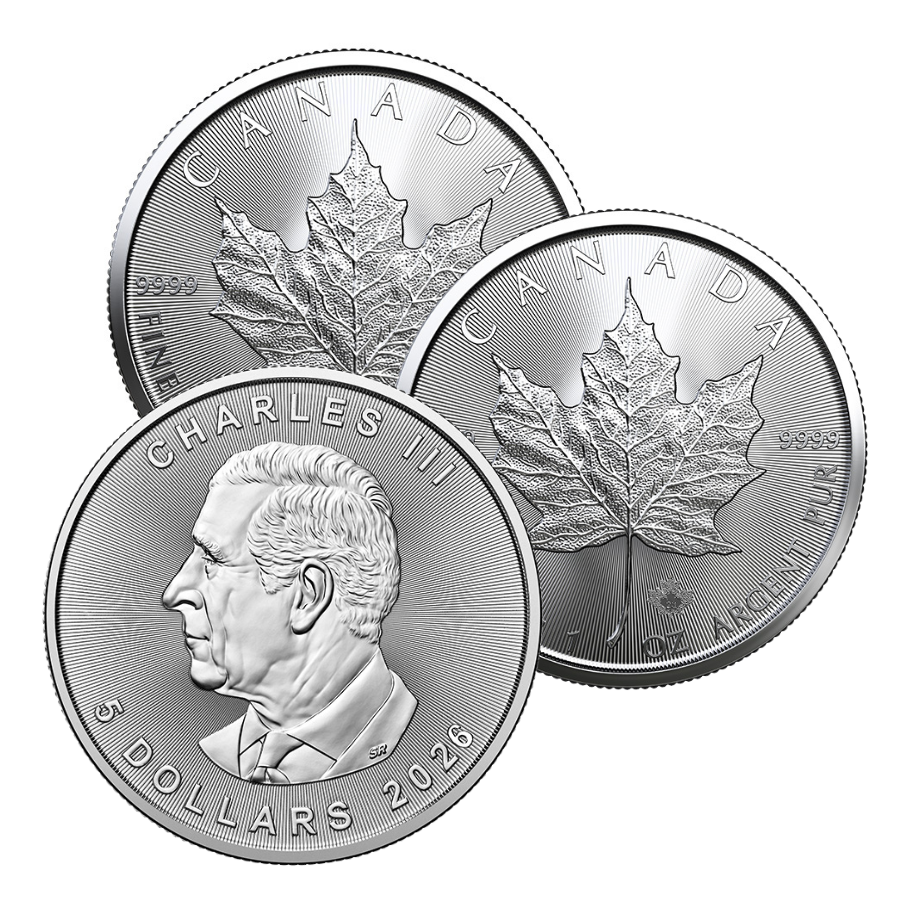 Canadian Maple Leaf Silver Coin